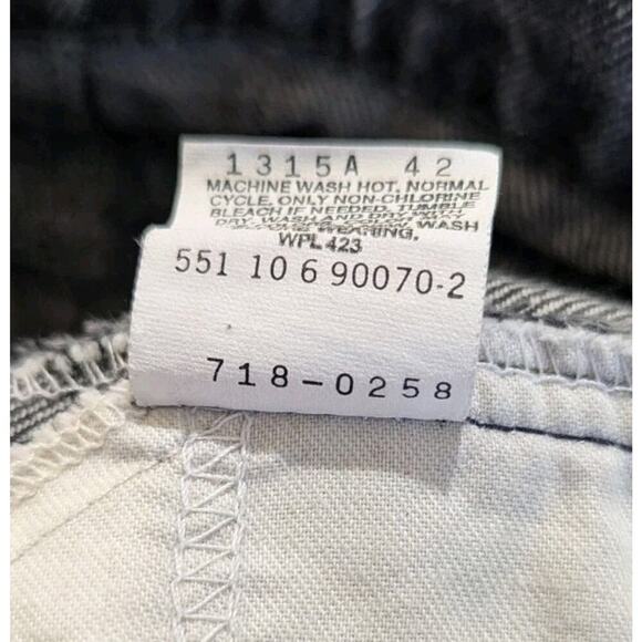 1980’s Vtg Levi’s 718 Black Tab Student Fit Straight Leg Jeans 28x28 Acid Wash W - Picture 7 of 11